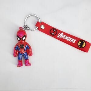 NEW Marvel Avengers Iridescent Spider-Man Superhero Figure Keychain & Strap